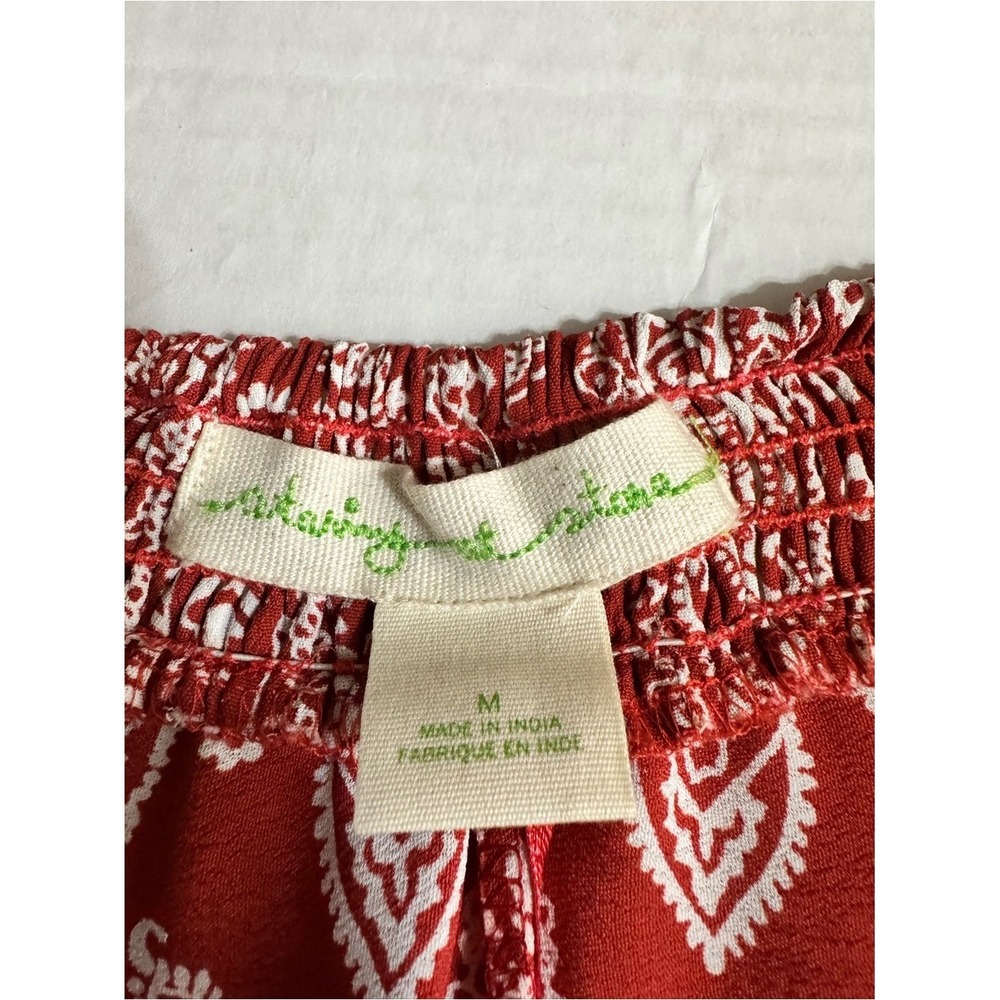 Womens Bandana Paisley Maxi Skirt Medium Bohemian Coastal Festival Coachella - Picture 5 of 9